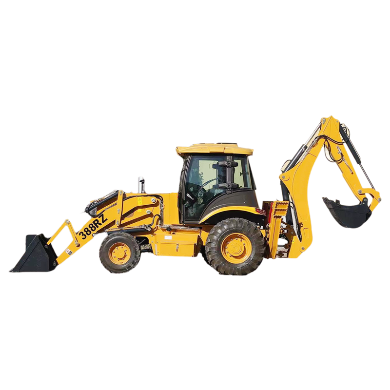 Mini Backhoe Tractor Loader Manufacturer Compact Diesel Tractor 4 Wheels Backhoe Excavator with Loader And Backhoe