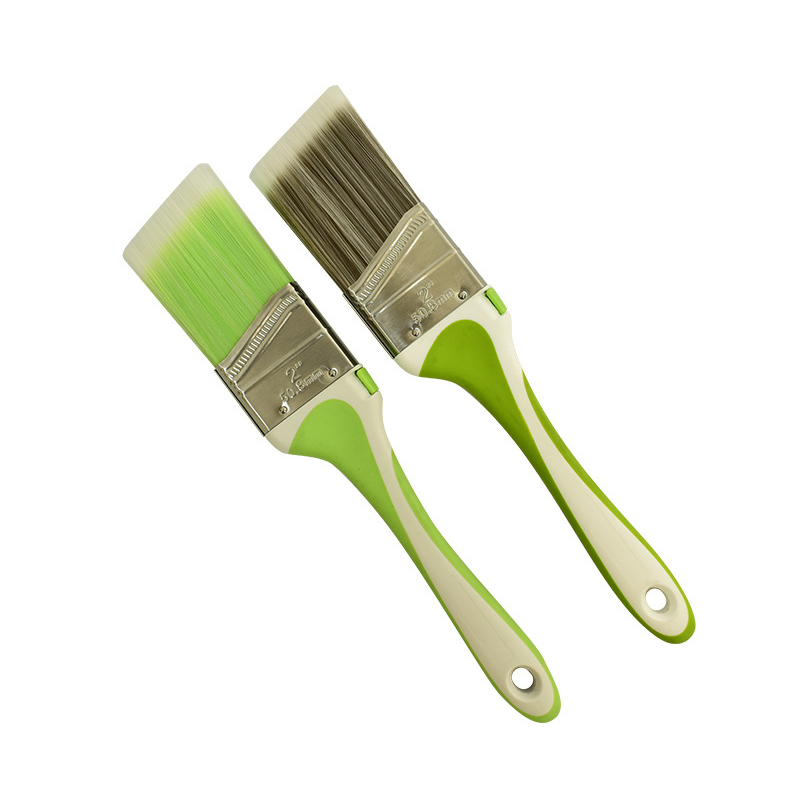 Premium Paint Brushes for Walls 2.5 Inch Angled Paint Brushes for Trim Great for Cutting in Easy to Clean Stiff Filament