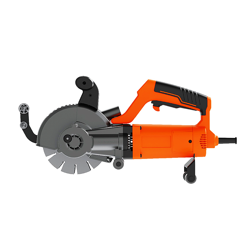 Portable Wall Cutter Chaser Heavy Duty Electric Cement Concrete Floor Wall Chisel Slotting Grooving Machine